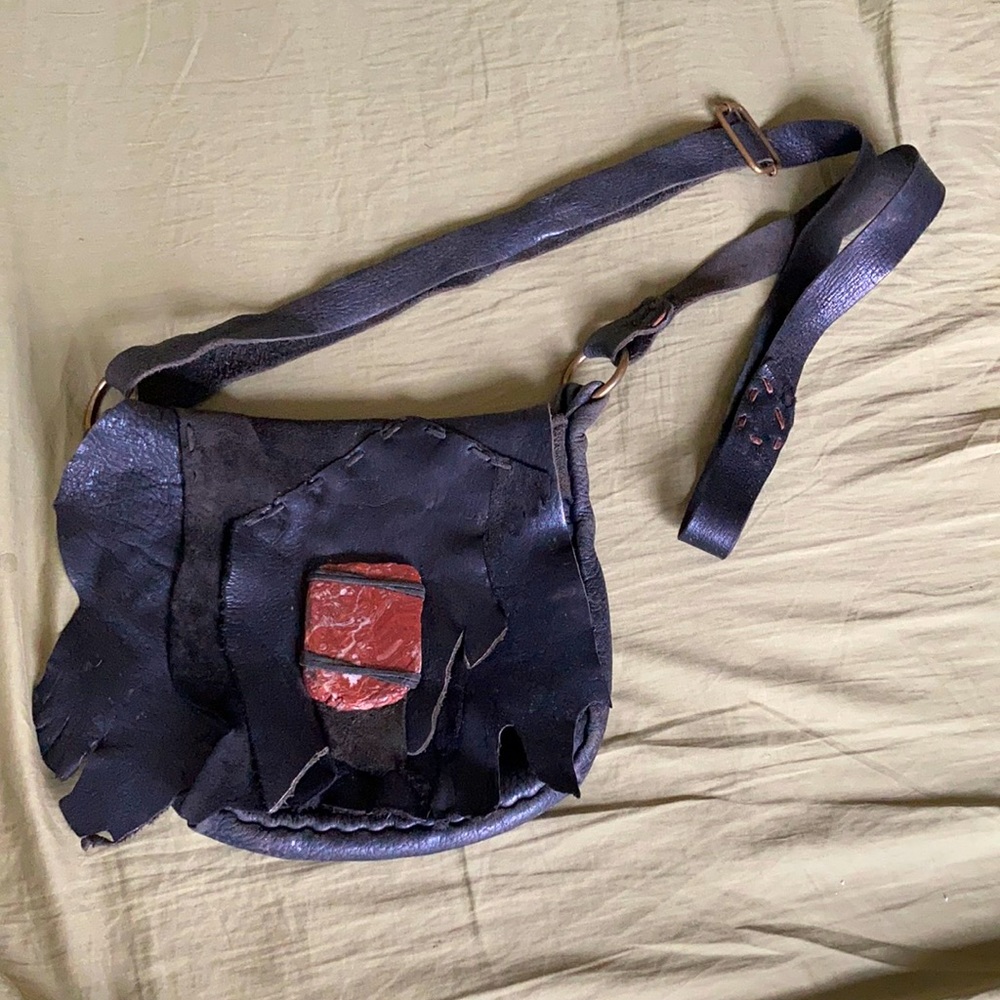 Leather Handmade Satchel Western Boho Crossbody Purse